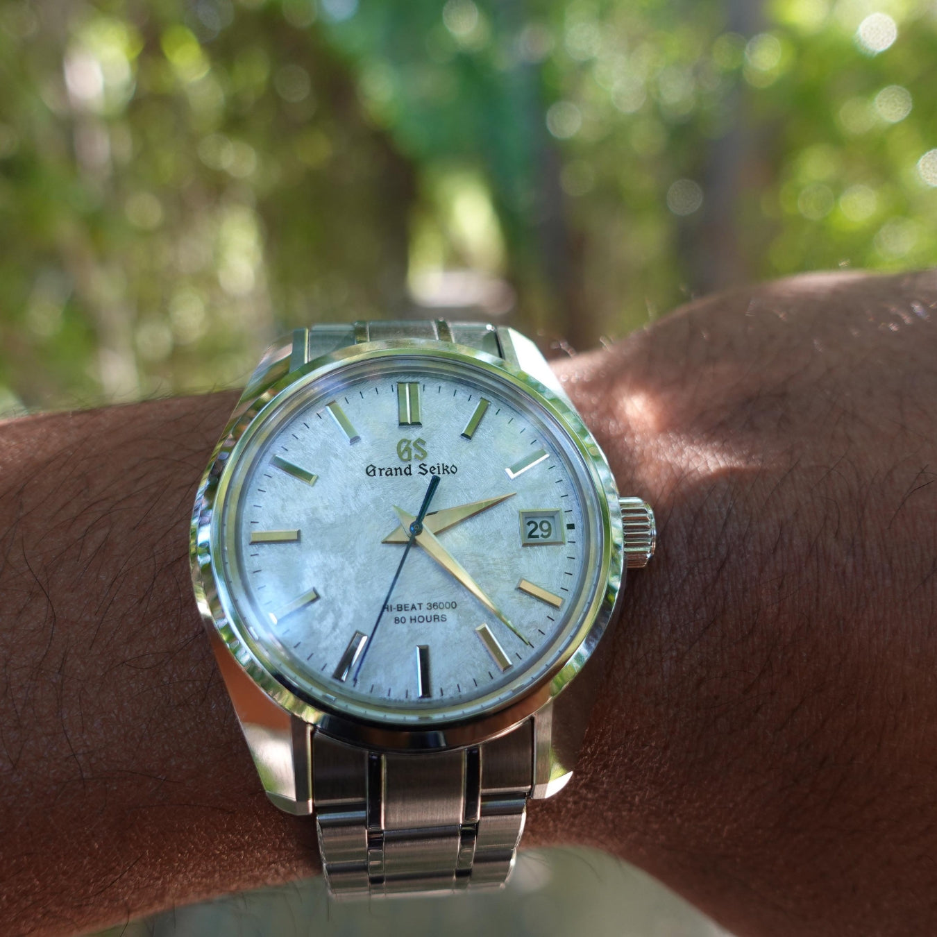 Grand Seiko Heritage SLGH013G Light Blue Dial Ever Brilliant Steel Automatic Watch 40mm