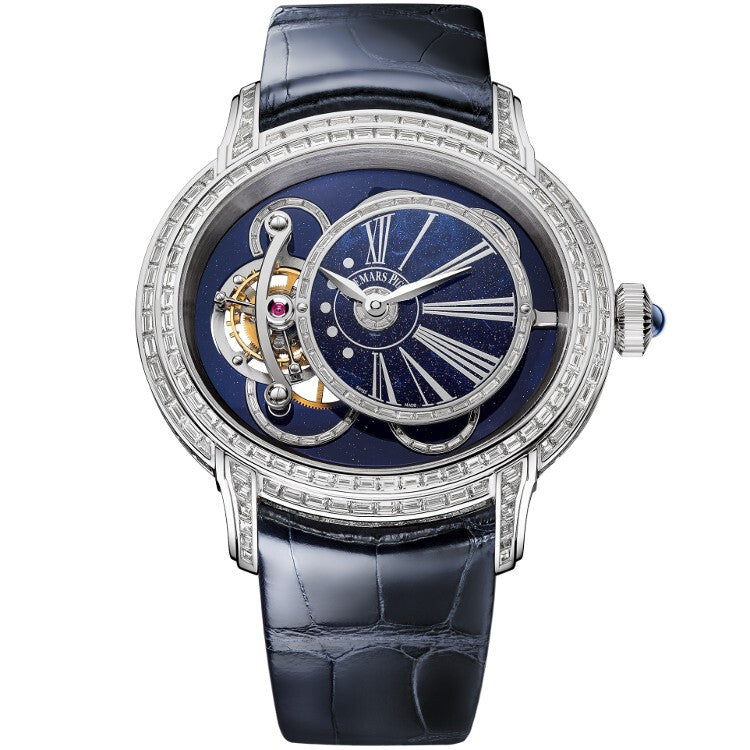 Audemars Piguet Millenary Tourbillon Blue Aventurine Dial Men's Hand Wind Diamond Watch 26381BC.ZZ.D312CR.01 | Luxero