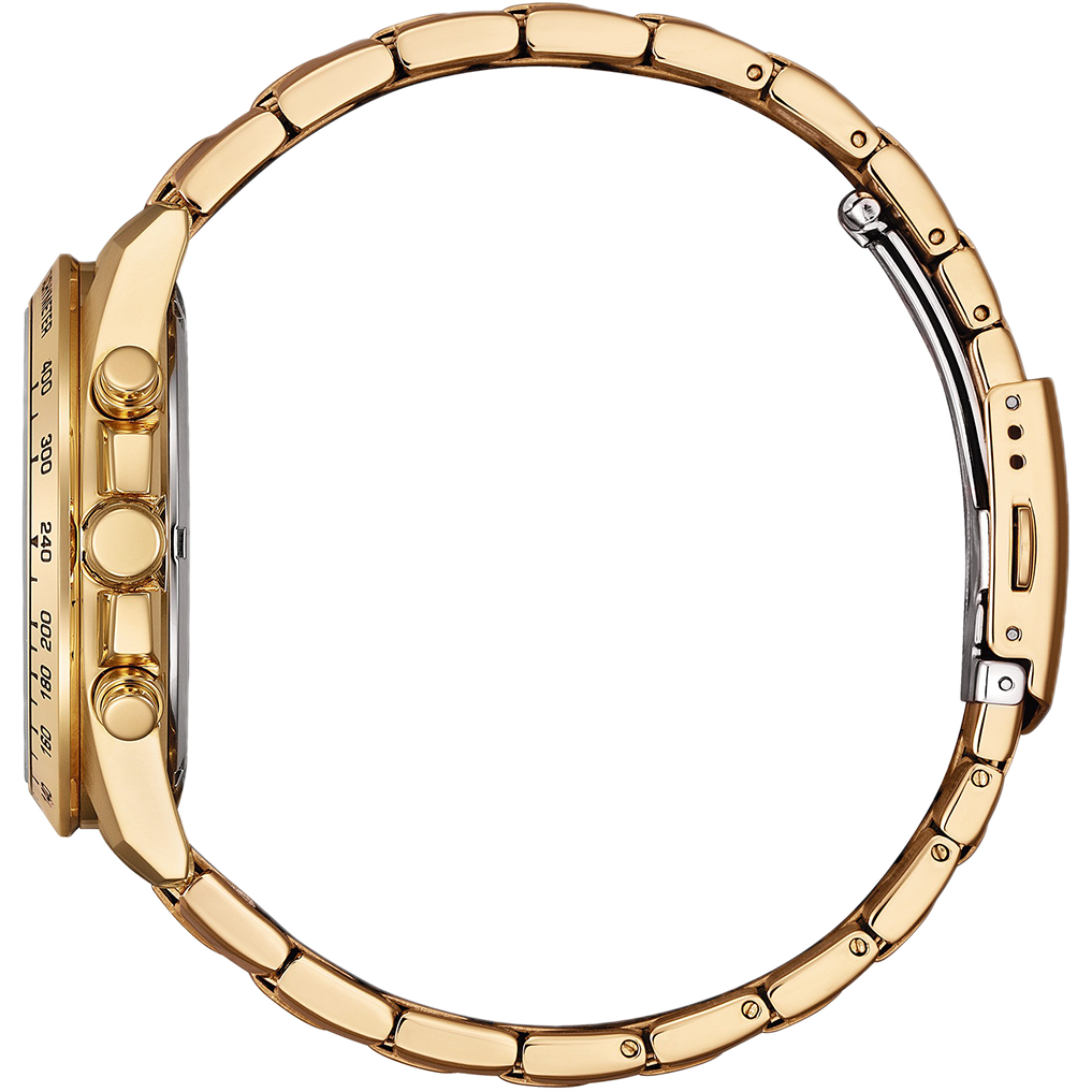 Citizen Quartz AN8233-51E – Men's Sport Chronograph Watch, 44mm Rose Gold-Tone Stainless Steel with Black Dial