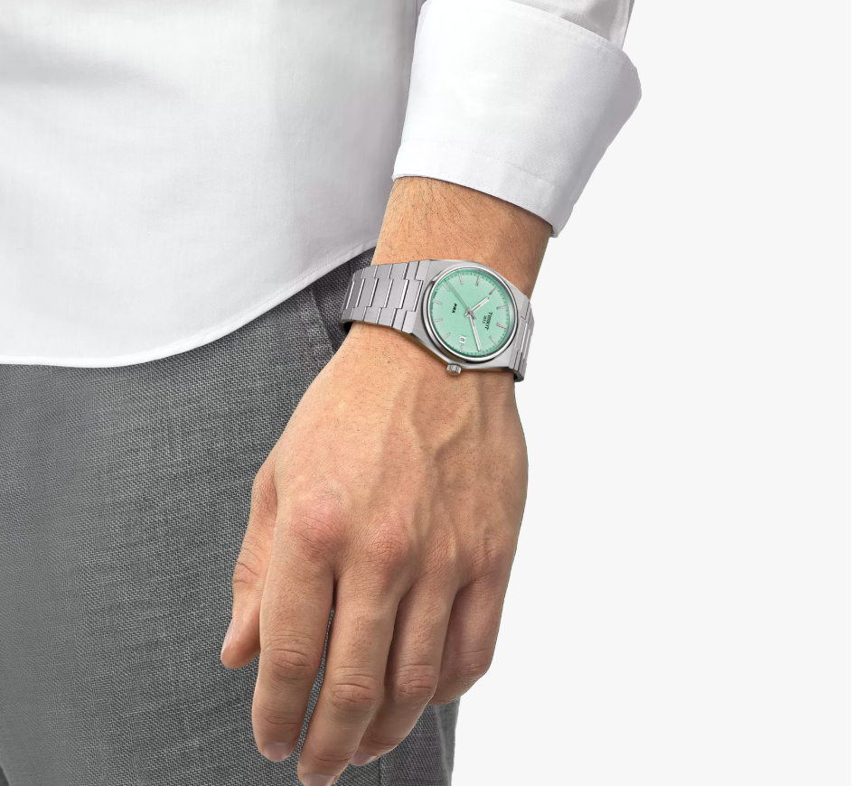 Tissot PRX Quartz Light Green Dial Men’s Watch – Ref. T137.410.11.091.01