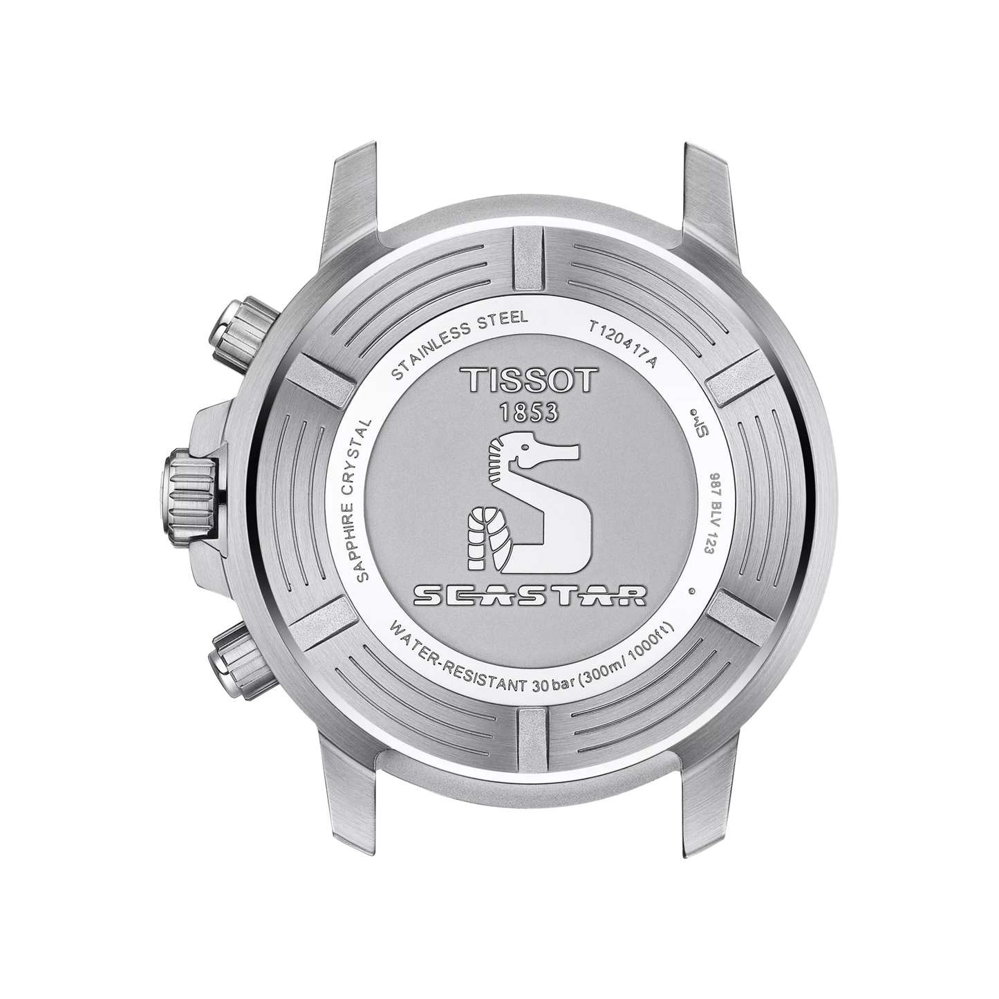 Tissot Seastar 1000 Chronograph Quartz Dive Watch with Black Dial & Red Bezel T120.417.11.051.01