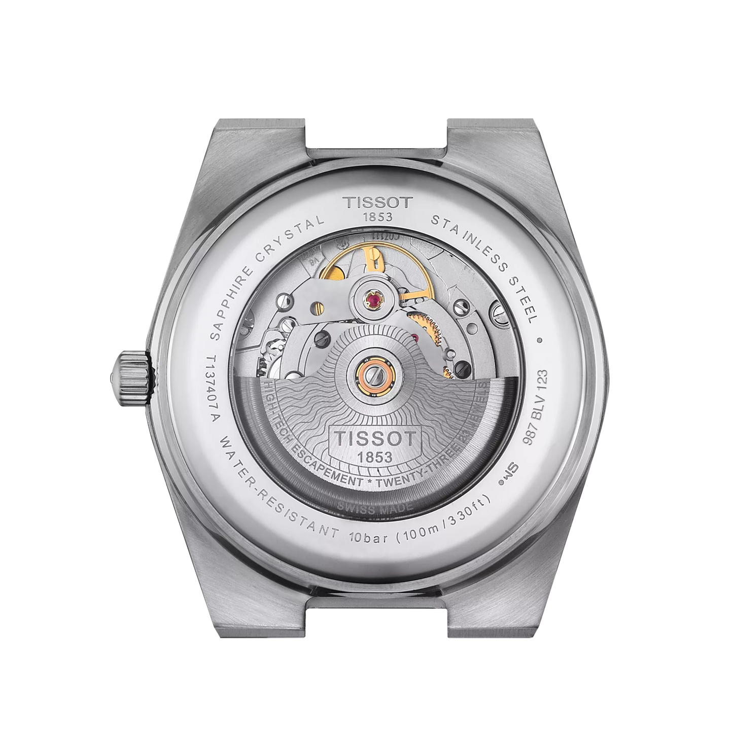 Tissot PRX Powermatic 80 Silver Dial Two-Tone Rose Gold Stainless Steel Men's Watch T137.407.21.031.00