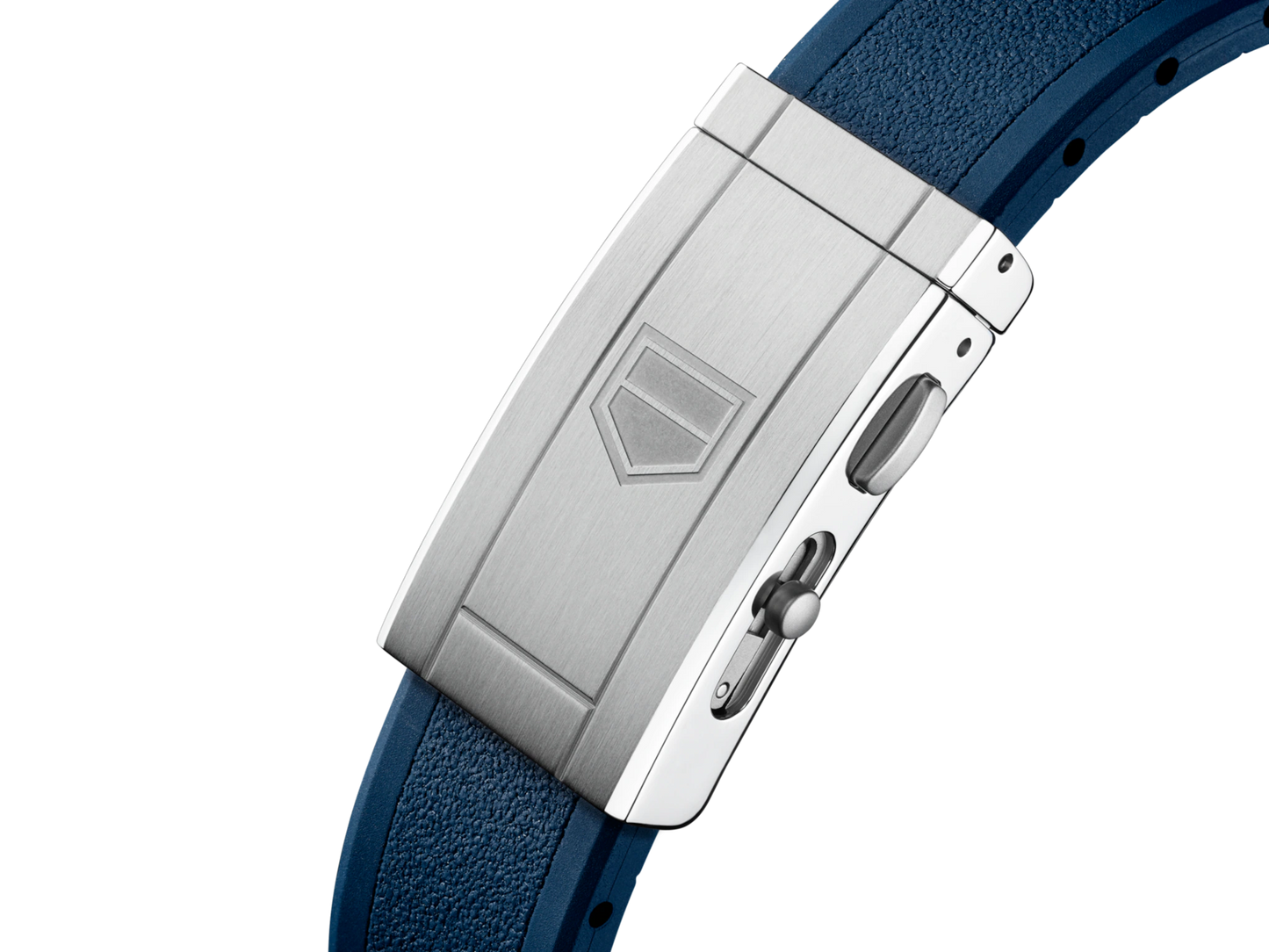 Tag Heuer Aquaracer WBP5114.FT6259 Men’s 42mm Automatic Watch – Blue Dial, Batman Ceramic Bezel, Rubber Strap, 300M Diver