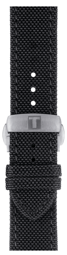 Tissot Seastar 1000 Black Dial Automatic Dive Watch with Fabric Strap T120.407.17.051.00