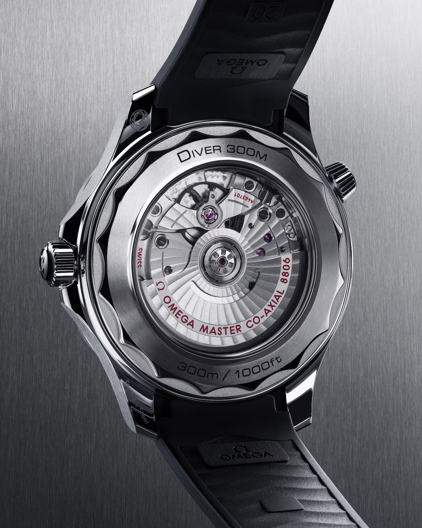 Omega Seamaster Diver 300M 42mm Black Dial Automatic Watch on Rubber Strap – 210.32.42.20.01.003