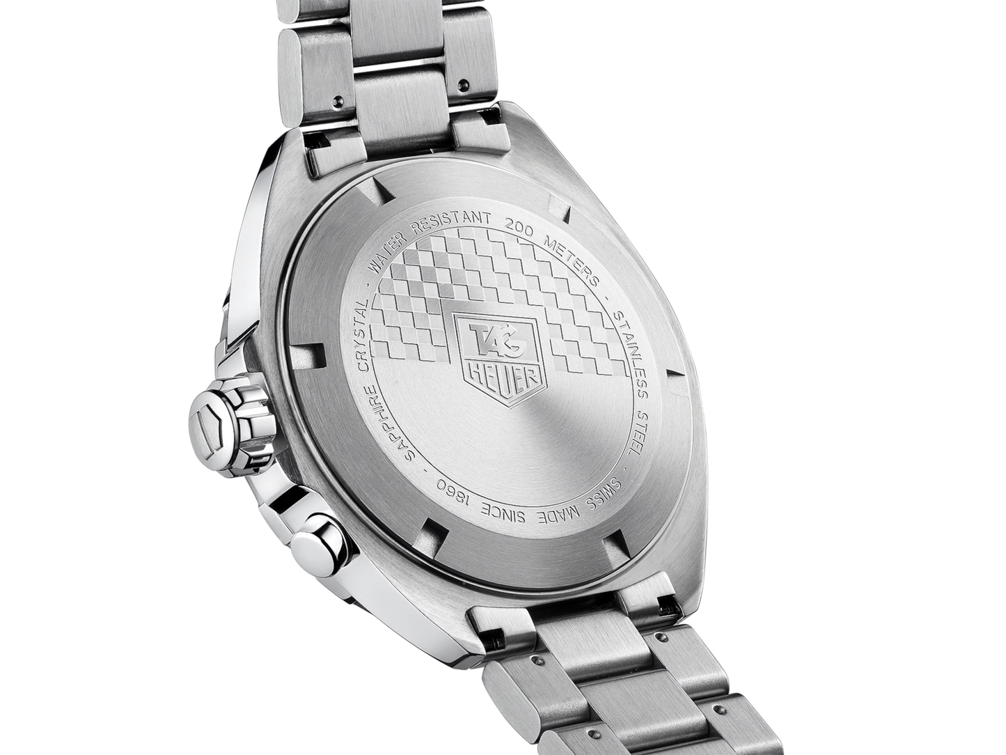 Tag Heuer Formula 1 WAZ111A.BA0875 Men’s 41mm Black Dial Quartz Alarm Watch – Stainless Steel Bracelet, 200M Water Resistance