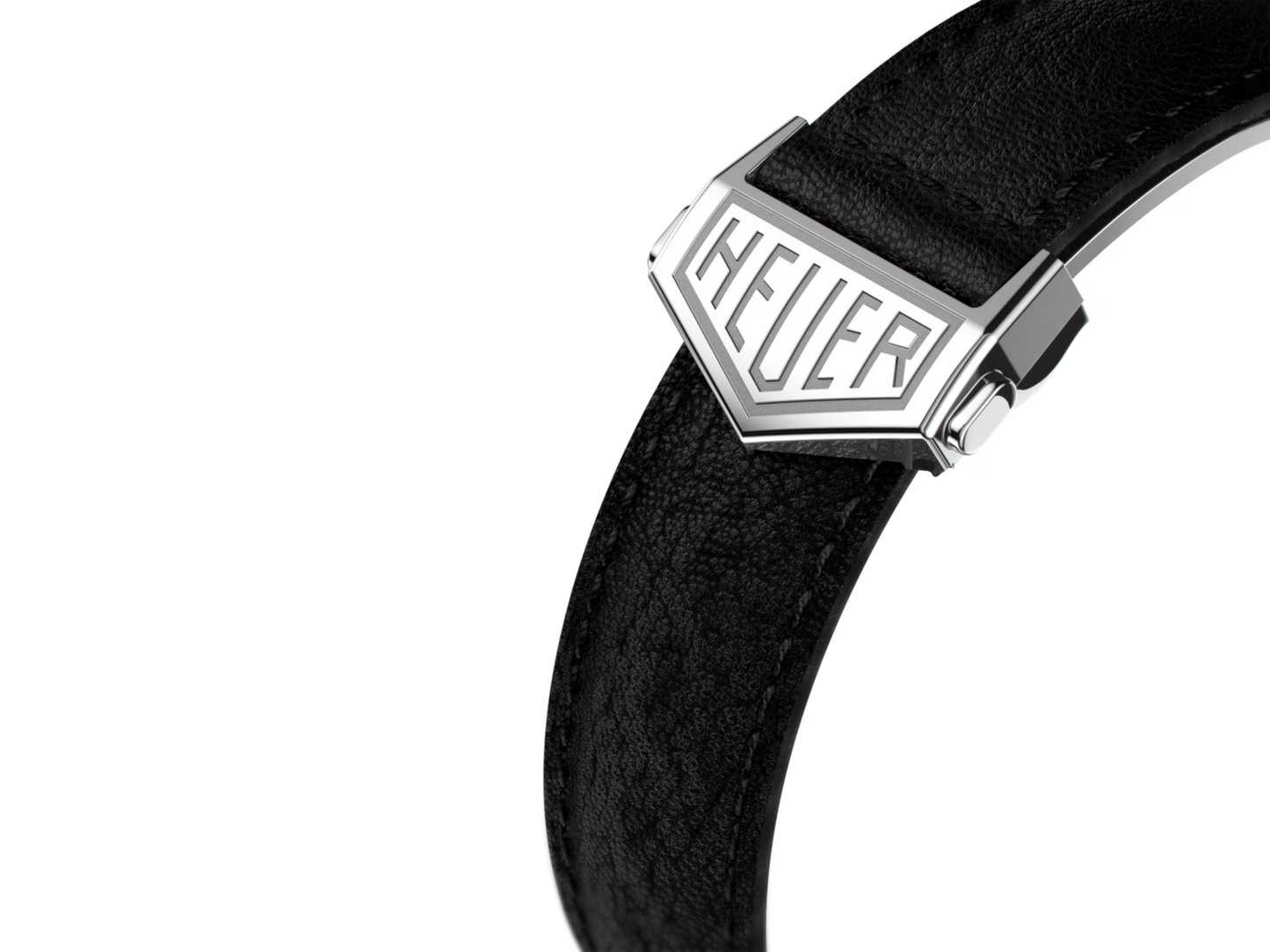 Tag Heuer Monaco CAW211P.FC6356 – Men's 39mm Square Stainless Steel Automatic Chronograph with 'Denim' Blue Dial & Black Leather Strap