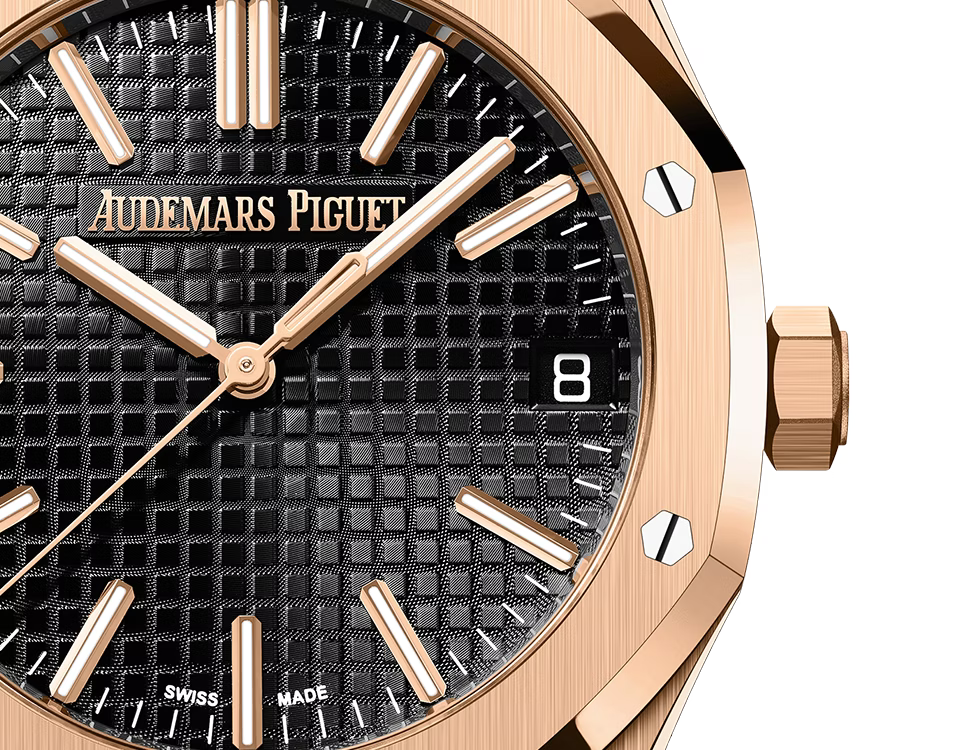 Audemars Piguet Royal Oak Automatic Black Dial 18kt Rose Gold Men’s Watch 15510OR.OO.1320OR.04