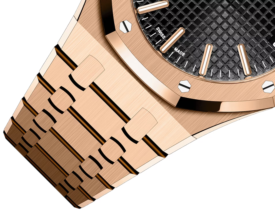 Audemars Piguet Royal Oak Automatic Black Dial 18kt Rose Gold Men’s Watch 15510OR.OO.1320OR.04