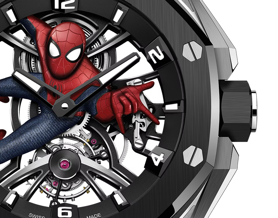 Audemars Piguet Royal Oak Concept Tourbillon Hand Wind Transparent Dial Titanium Men’s Watch 26631IO.OO.D002CA.01