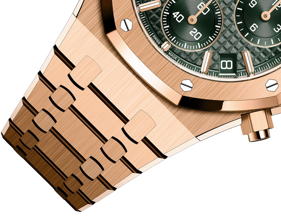 Audemars Piguet Royal Oak Chronograph Automatic Green Dial 18kt Rose Gold Men’s Watch 26240OR.OO.1320OR.08