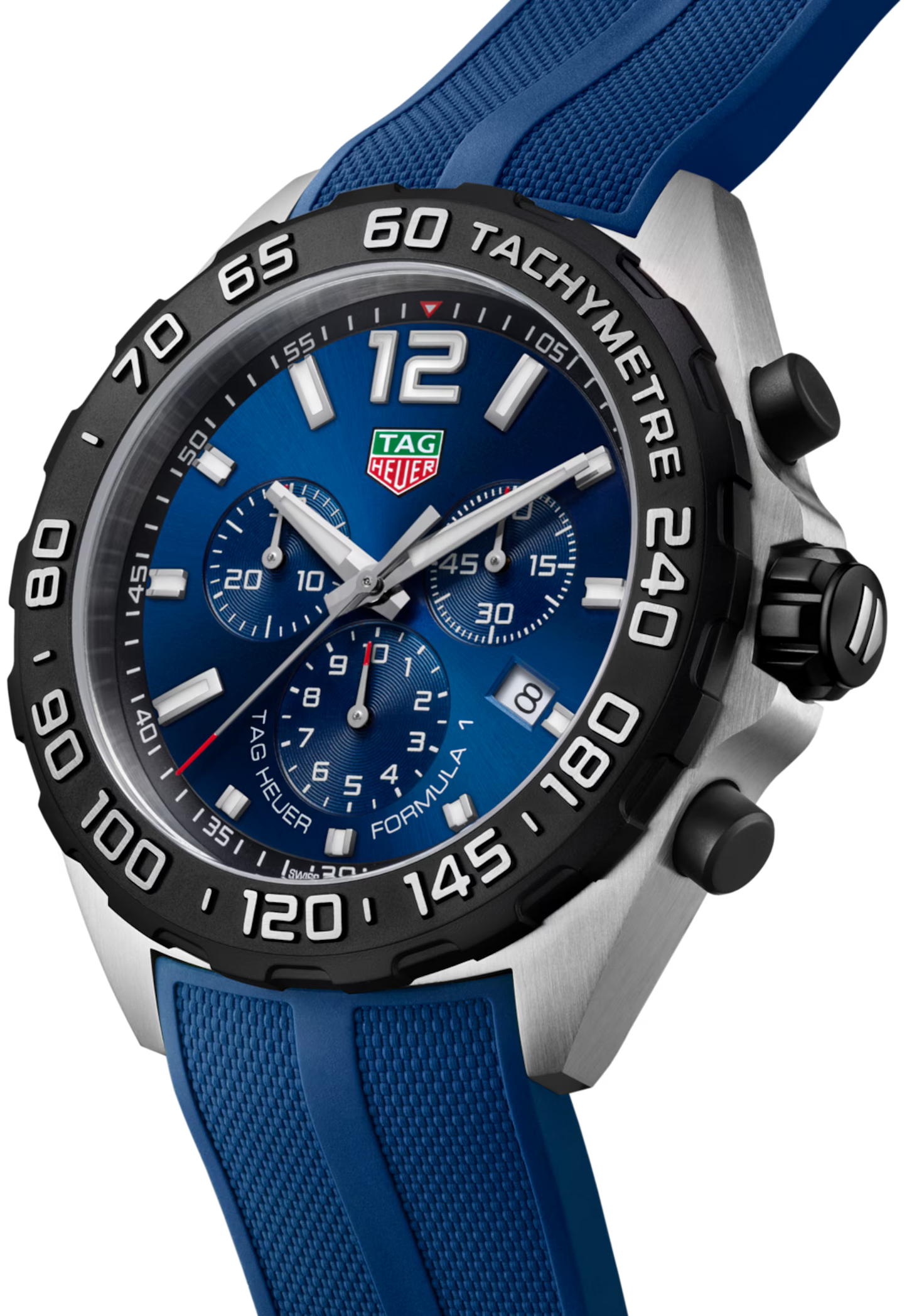 Tag Heuer Formula 1 CAZ101AV.FT8077 Men’s Chronograph 43mm Blue Dial Quartz Watch – Rubber Strap, 200M Water Resistant