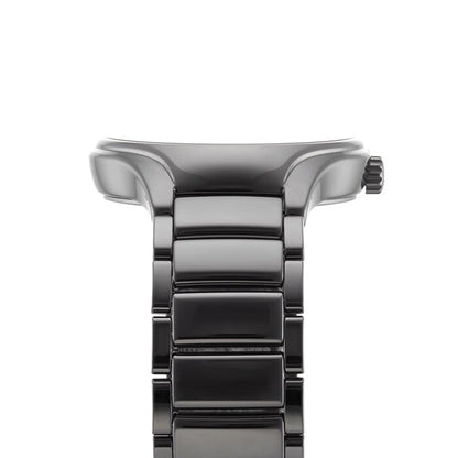 Rado R27057712 – Men's True Automatic Watch, 40mm Plasma High-Tech Ceramic Case with Grey Diamond Dial, Rose Gold-Tone Hands, Date Display, 50M Water Resistance