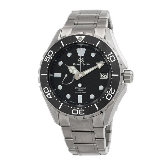 Grand Seiko Evolution 9 SLGA015G 43mm Titanium Automatic Diver's Watch with Ceramic Bezel