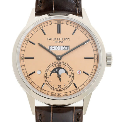 Patek Philippe Grand Complications Perpetual Calendar Salmon Dial 41mm Platinum Men's Watch 5236P-010
