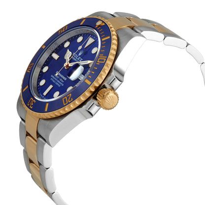 Rolex Submariner M126613LB-0002 – Men's 41mm Stainless Steel & 18kt Yellow Gold Watch with Blue Dial, Cerachrom Bezel & 300M Water Resistance