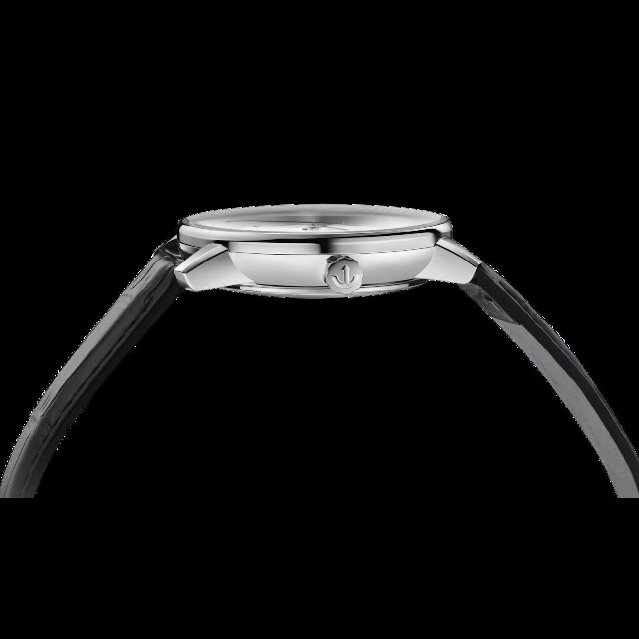 Rado R22878045 – Men's Coupole Classic Automatic Watch, 41mm Stainless Steel, White Dial, Black Leather Strap, 80H Power Reserve, 50M WR