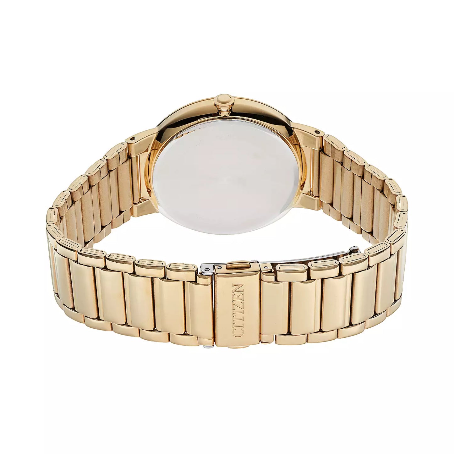 Citizen Quartz Black Dial Men’s Watch BI5012-53E – 40mm Yellow Gold-Tone Stainless Steel Case & Bracelet, Date Display, 50M Water Resistance | Luxero Exclusive