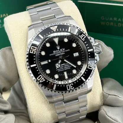 Rolex Deepsea 44mm Black Dial Ceramic Bezel Stainless Steel Men's Watch 126660-0001