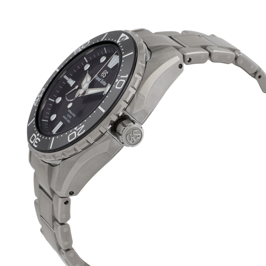 Grand Seiko Evolution 9 SLGA015G 43mm Titanium Automatic Diver's Watch with Ceramic Bezel