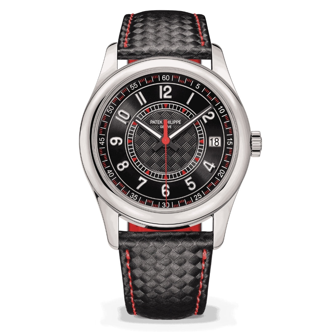 Patek Philippe Calatrava 6007G-010 Red Automatic Black Dial Watch – 40mm | Luxero