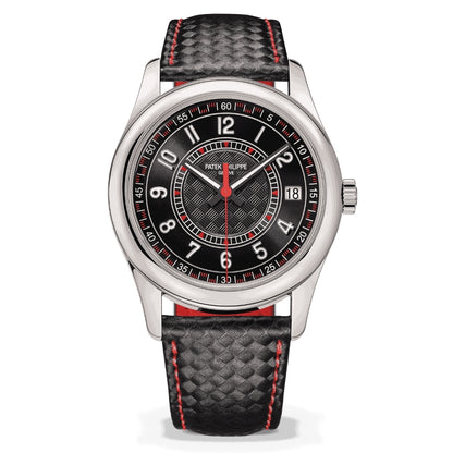 Patek Philippe Calatrava 6007G-010 Red Automatic Black Dial Watch – 40mm | Luxero