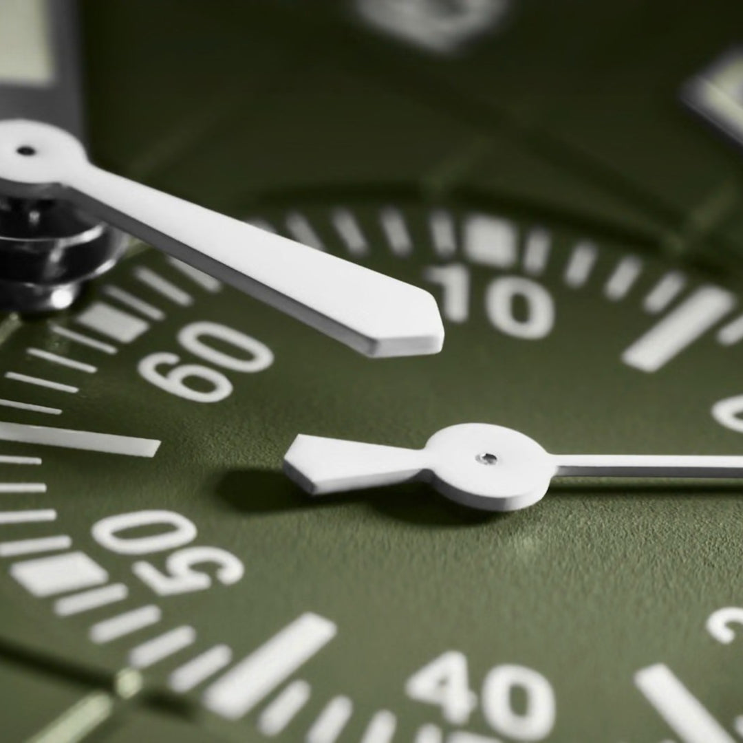 Patek Philippe Aquanaut 42.2mm Green Dial White Gold Chronograph Rubber Strap Watch 5968G-010