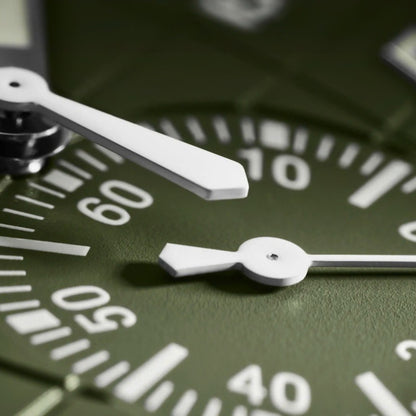 Patek Philippe Aquanaut 42.2mm Green Dial White Gold Chronograph Rubber Strap Watch 5968G-010