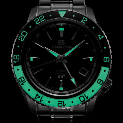 Grand Seiko Sport SBGJ237G Blue Dial Stainless Steel GMT Automatic Watch 44mm