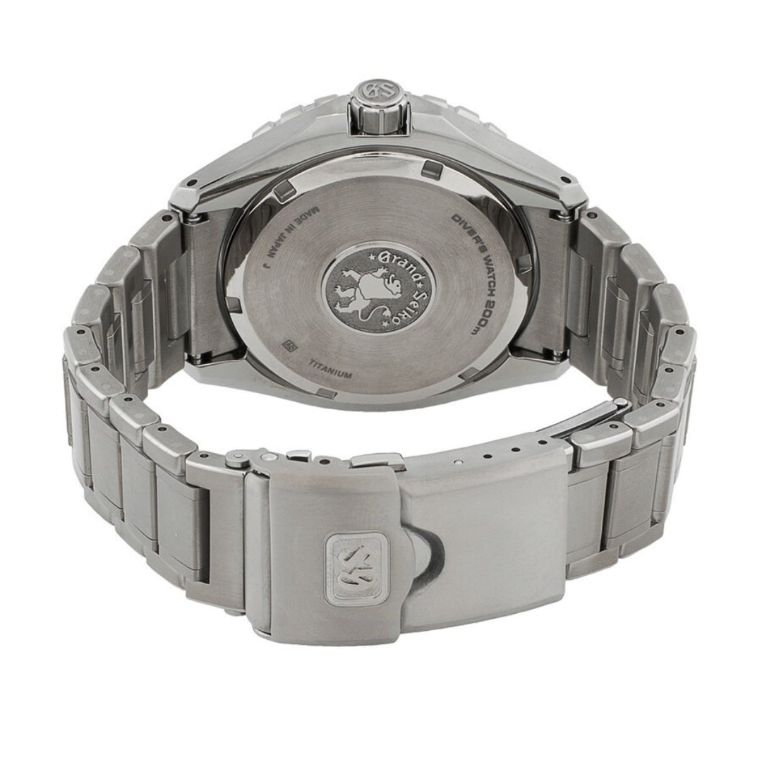 Grand Seiko Evolution 9 SLGA015G 43mm Titanium Automatic Diver's Watch with Ceramic Bezel