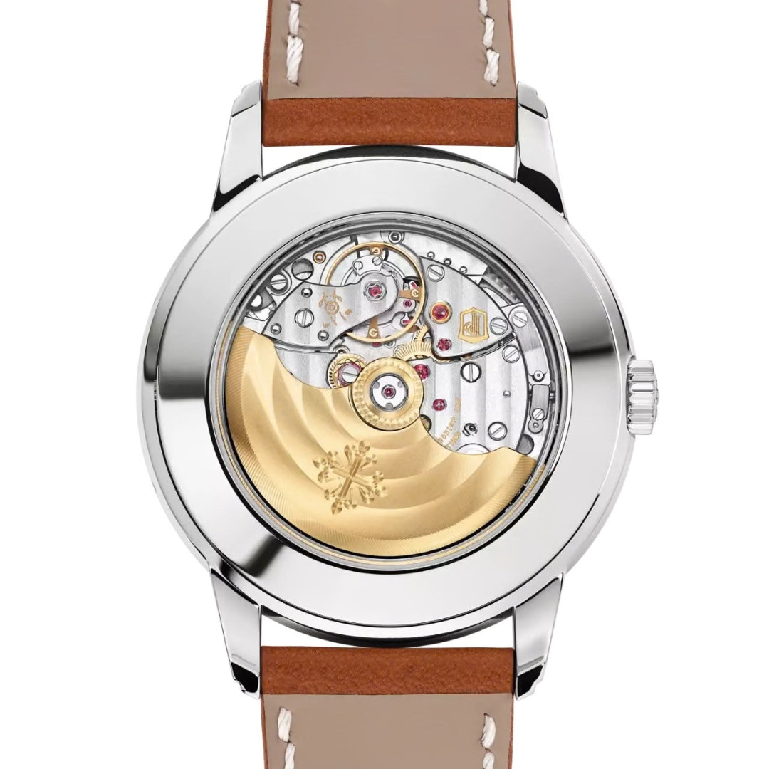 Patek Philippe Calatrava 40mm Silvery Opaline Dial Stainless Steel Weekly Calendar Watch 5212A-001