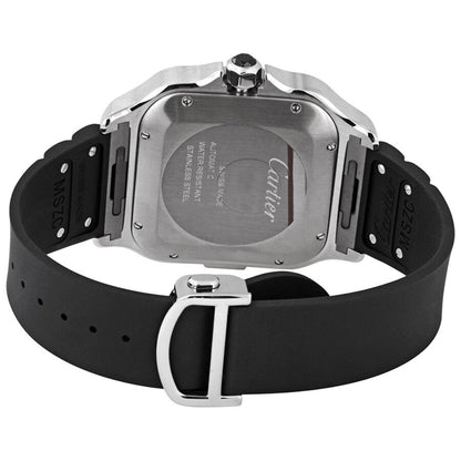 Cartier Santos XL Chronograph WSSA0017 – 43mm Automatic Men’s Watch, Silver Dial, Black ADLC Bezel