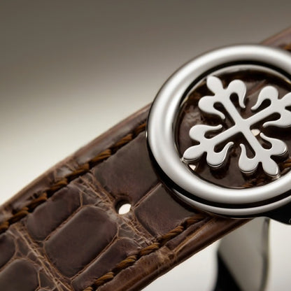 Patek Philippe Grand Complications 40mm Rose-Gilt Dial 18kt White Gold & Chocolate Brown Leather Watch 5320G-011