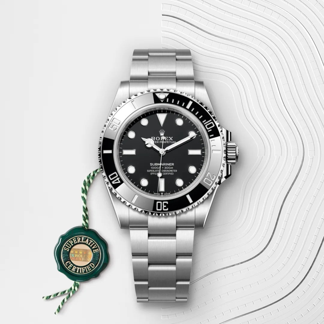 Rolex Submariner 124060 Men's 41mm Stainless Steel Automatic Dive Watch – Black Dial & Ceramic Bezel