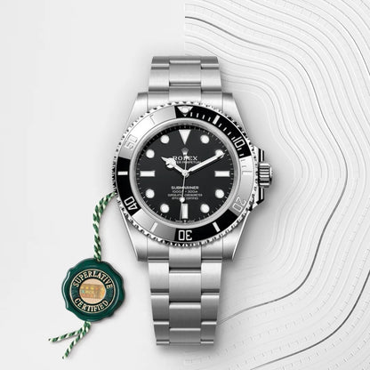 Rolex Submariner 124060 Men's 41mm Stainless Steel Automatic Dive Watch – Black Dial & Ceramic Bezel