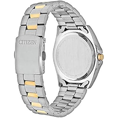 Citizen Quartz BF0584-56E – Men’s Dress Watch, 39mm Stainless Steel Case, Black Dial with Day-Date Display, Two-Tone Bracelet, 30M Water Resistant