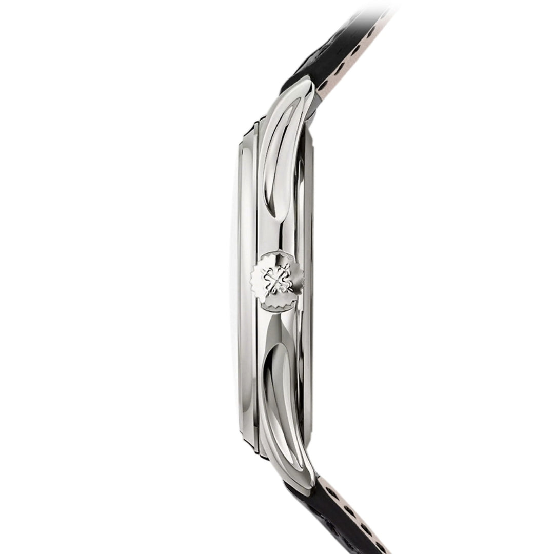 Patek Philippe Calatrava 39mm Black Lacquer Dial White Gold Watch 5227G-010