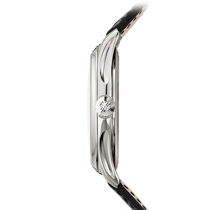 Patek Philippe Calatrava 39mm Black Lacquer Dial White Gold Watch 5227G-010