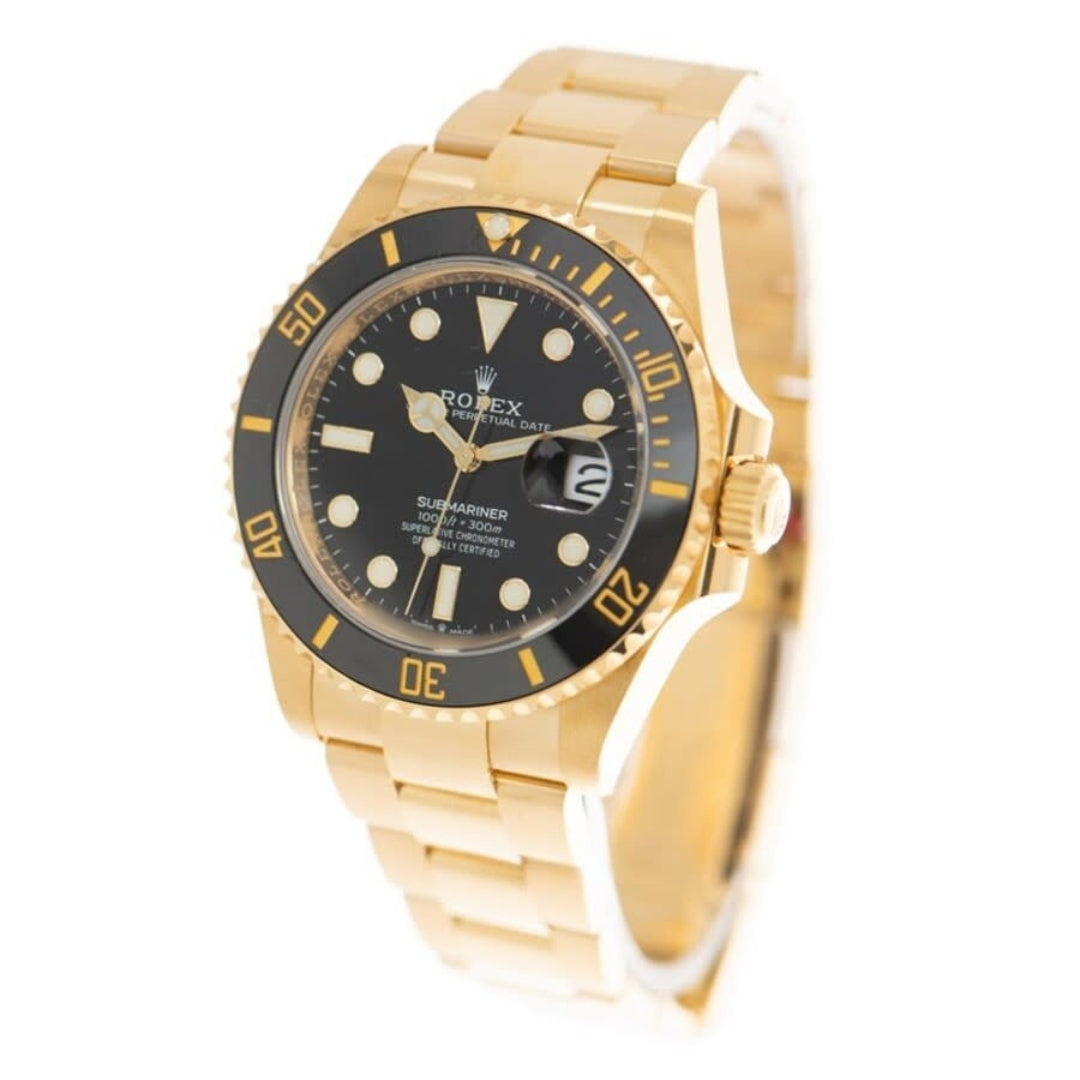 Rolex Submariner M126618LN-0002 – Men's 40mm 18kt Yellow Gold Dive Watch with Black Dial, Cerachrom Bezel & 300M Water Resistance