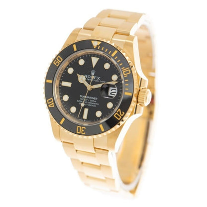 Rolex Submariner M126618LN-0002 – Men's 40mm 18kt Yellow Gold Dive Watch with Black Dial, Cerachrom Bezel & 300M Water Resistance