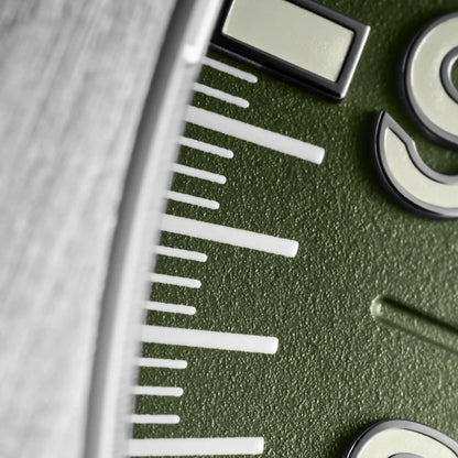 Patek Philippe Aquanaut 42.2mm Green Dial White Gold Chronograph Rubber Strap Watch 5968G-010