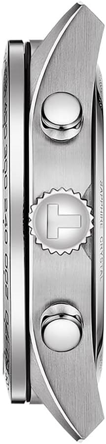 Tissot T-Sport Chronograph Quartz Blue Dial 45mm 316L Stainless Steel Tachymeter Bezel Men's Watch T131.617.11.042.00