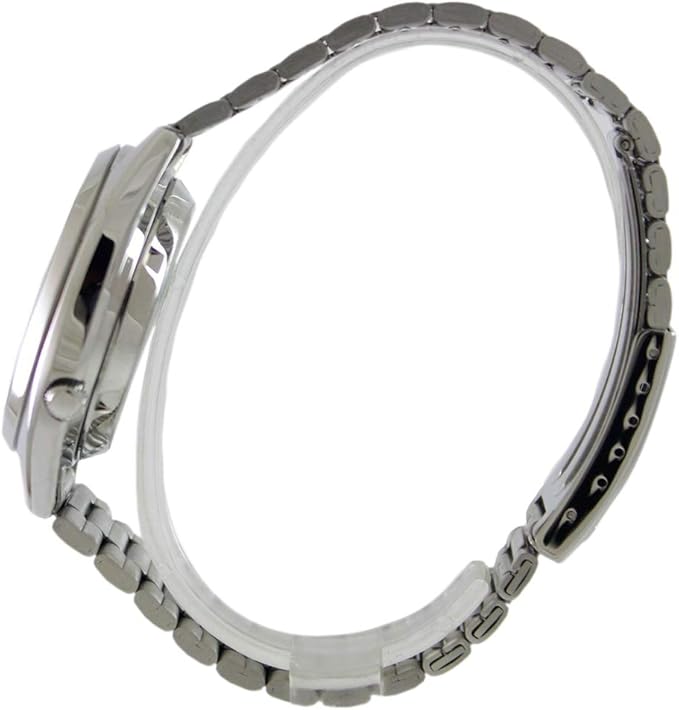 Seiko 5 Automatic Men's Watch SNXG47K1 – White Dial, Stainless Steel Bracelet, 37mm