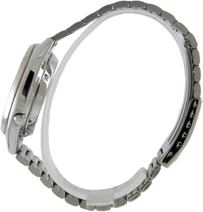 Seiko 5 Automatic Men's Watch SNXG47K1 – White Dial, Stainless Steel Bracelet, 37mm