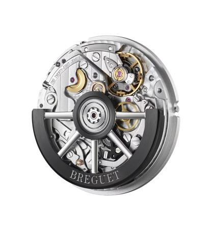 Breguet Marine Chronograph 5527BRG35WV Men’s 42mm Rose Gold Automatic Flyback Watch – Grey Dial, Rubber Strap