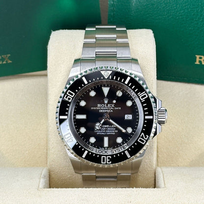 Rolex Deepsea 44mm Black Dial Ceramic Bezel Stainless Steel Men's Watch 126660-0001