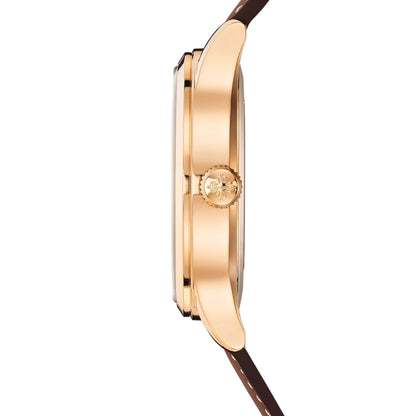 Patek Philippe Calatrava Pilot Travel Time 42mm Rose Gold Brown Dial Watch 5524R-001