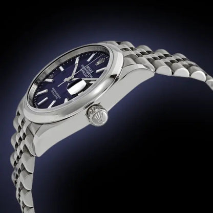Rolex Datejust 36mm Blue Dial Jubilee Bracelet Stainless Steel Men's Watch 126200BLSJ