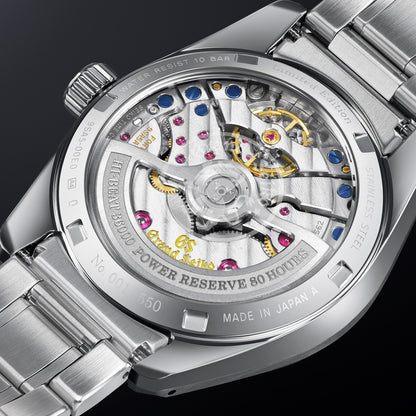 Grand Seiko Heritage 40mm Blue Dial Stainless Steel Automatic Watch with Silver Bracelet SLGH009