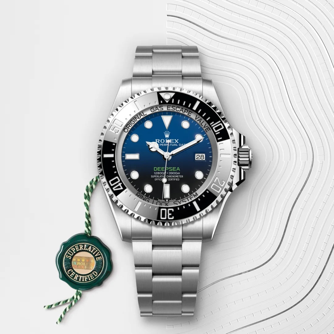 Rolex Deepsea 44mm Blue Dial Stainless Steel Dive Watch M136660-0005